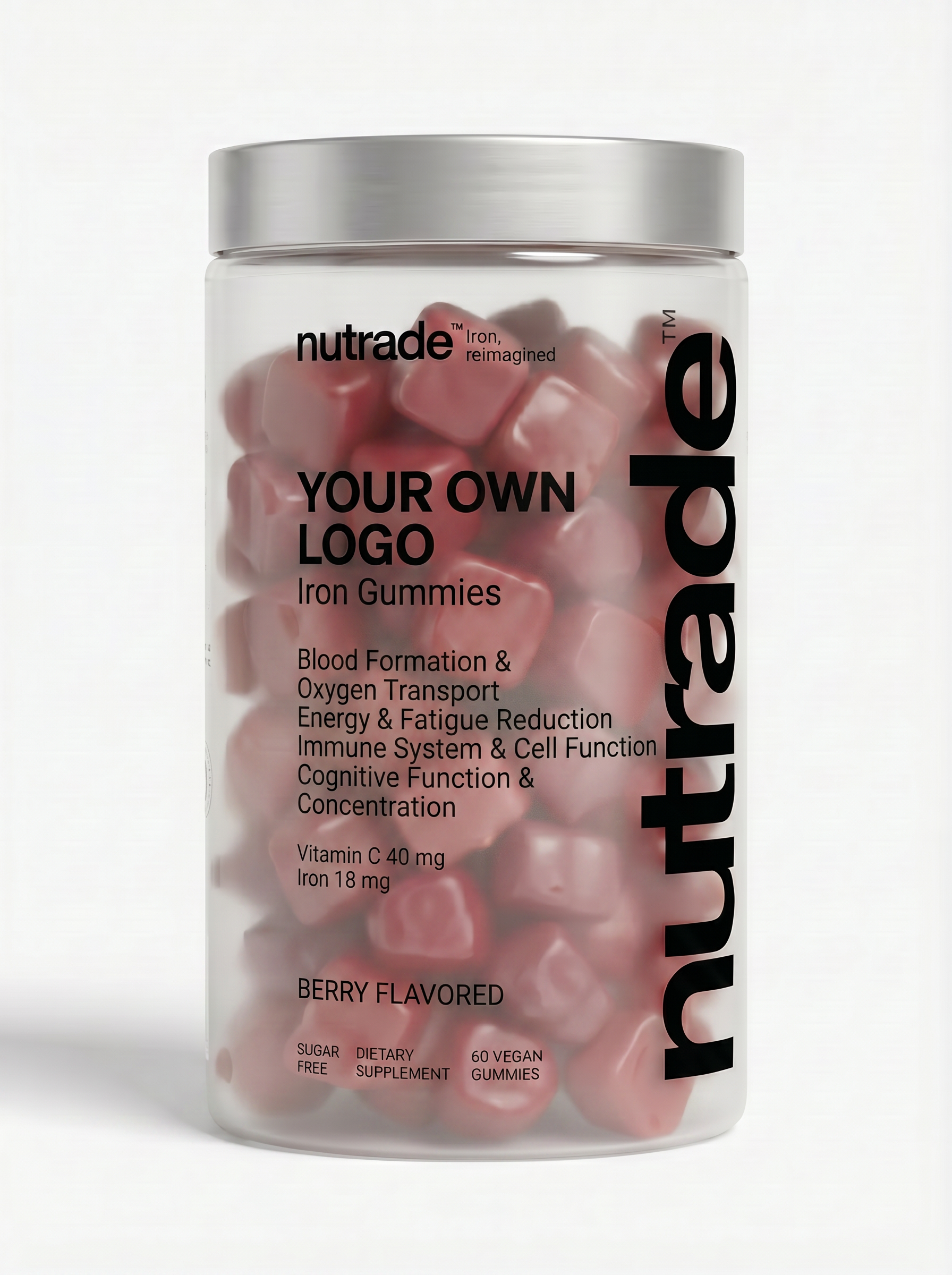 White-Label Eisen Gummis - Private Label Vitamingummis von Nutrade