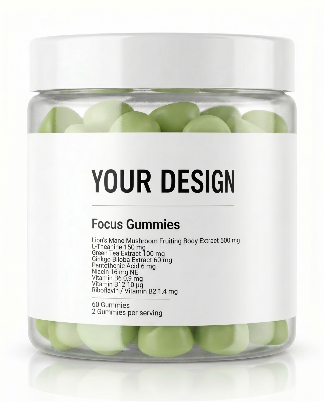 Focus Gummies - View 3 - Private Label Vitamin Gummies by Nutrade