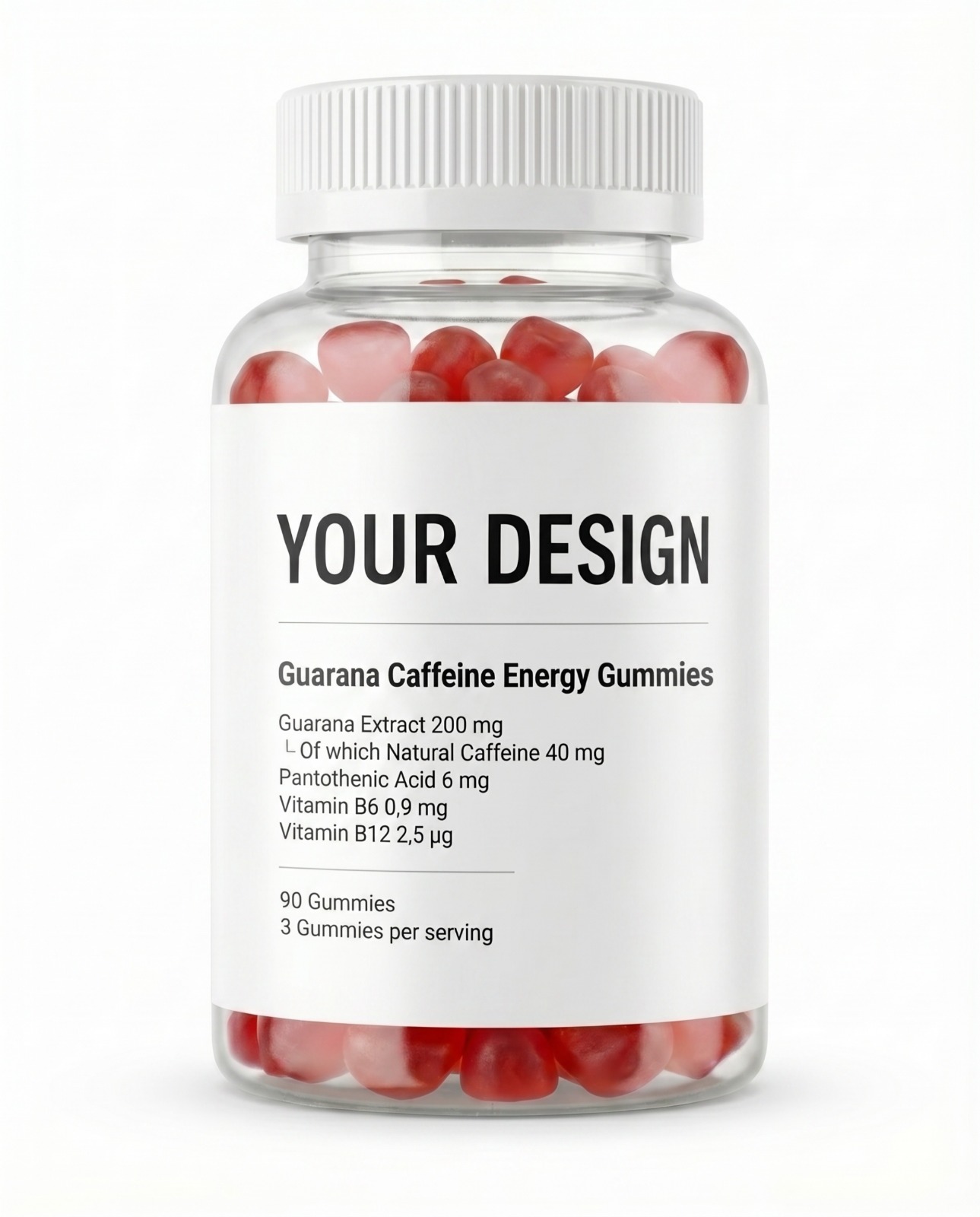 Guarana Koffein Energy Gummies