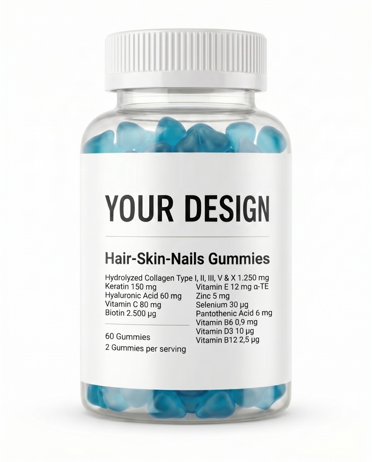 Haut-Haare-Nägel Gummies