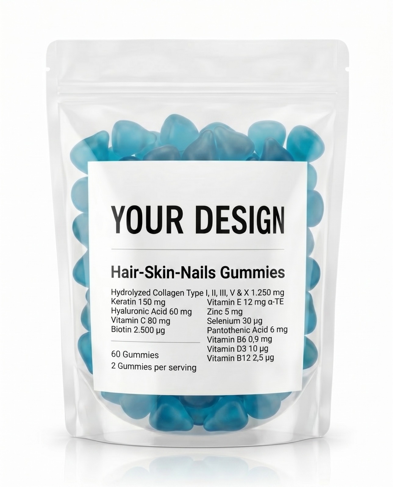Skin-Hair-Nails Gummies - Private Label Vitamin Gummies by Nutrade