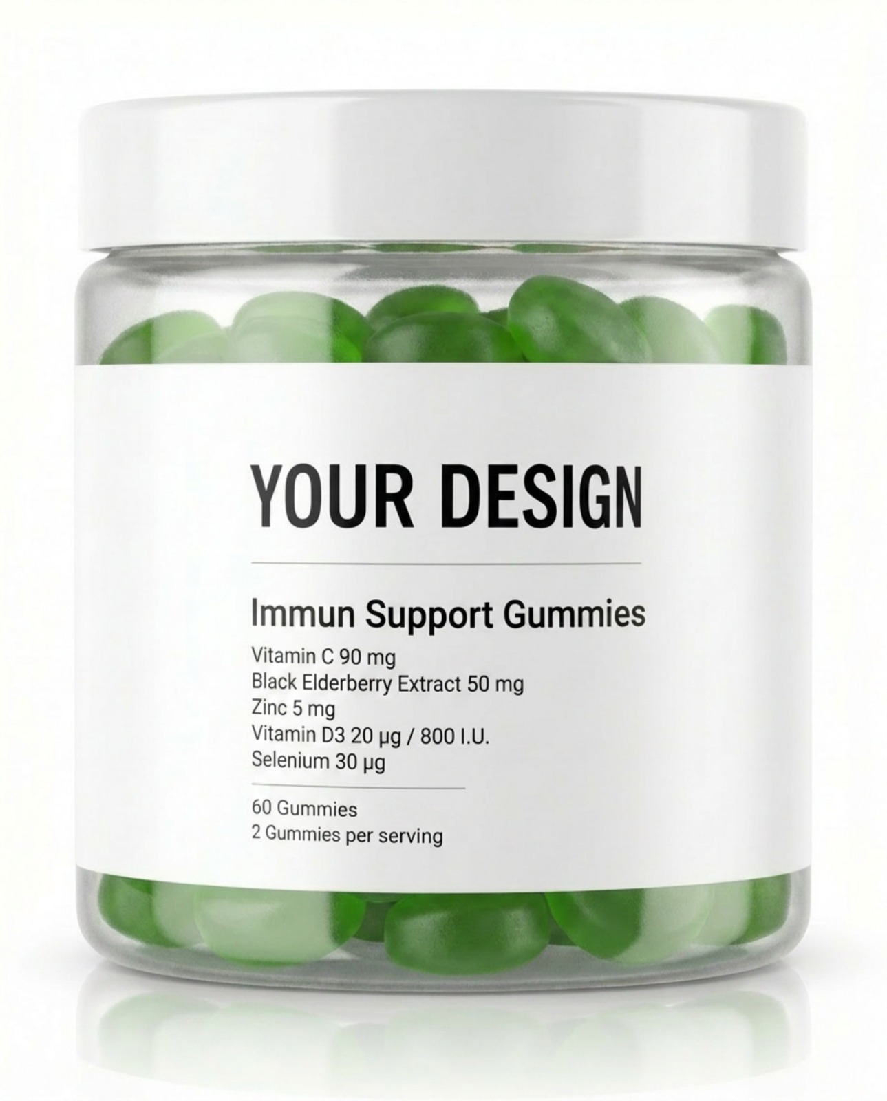 Immune Support Gummies - View 2 - Private Label Vitamin Gummies by Nutrade