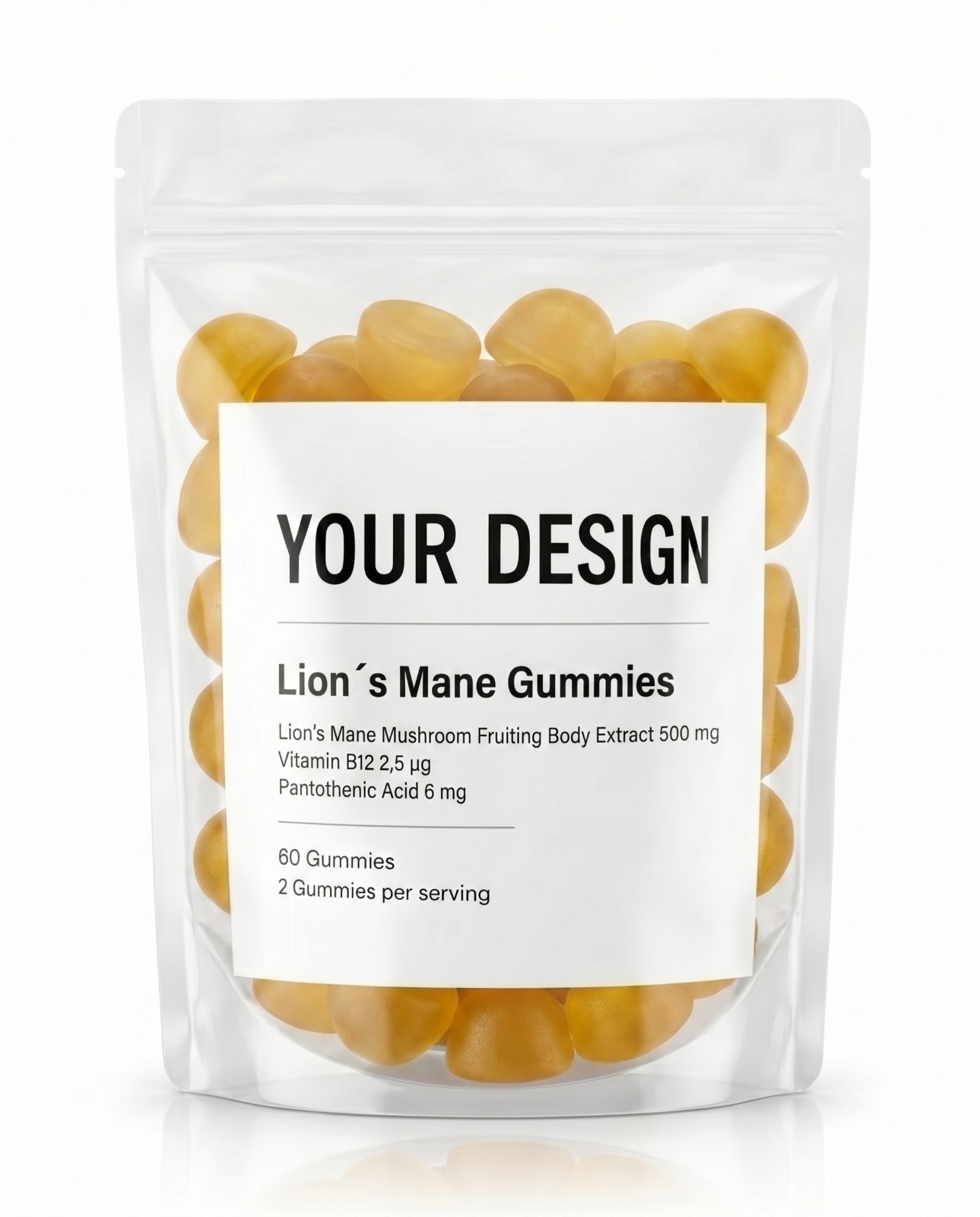 Lion's Mane Gummies - Private Label Vitamin Gummies by Nutrade