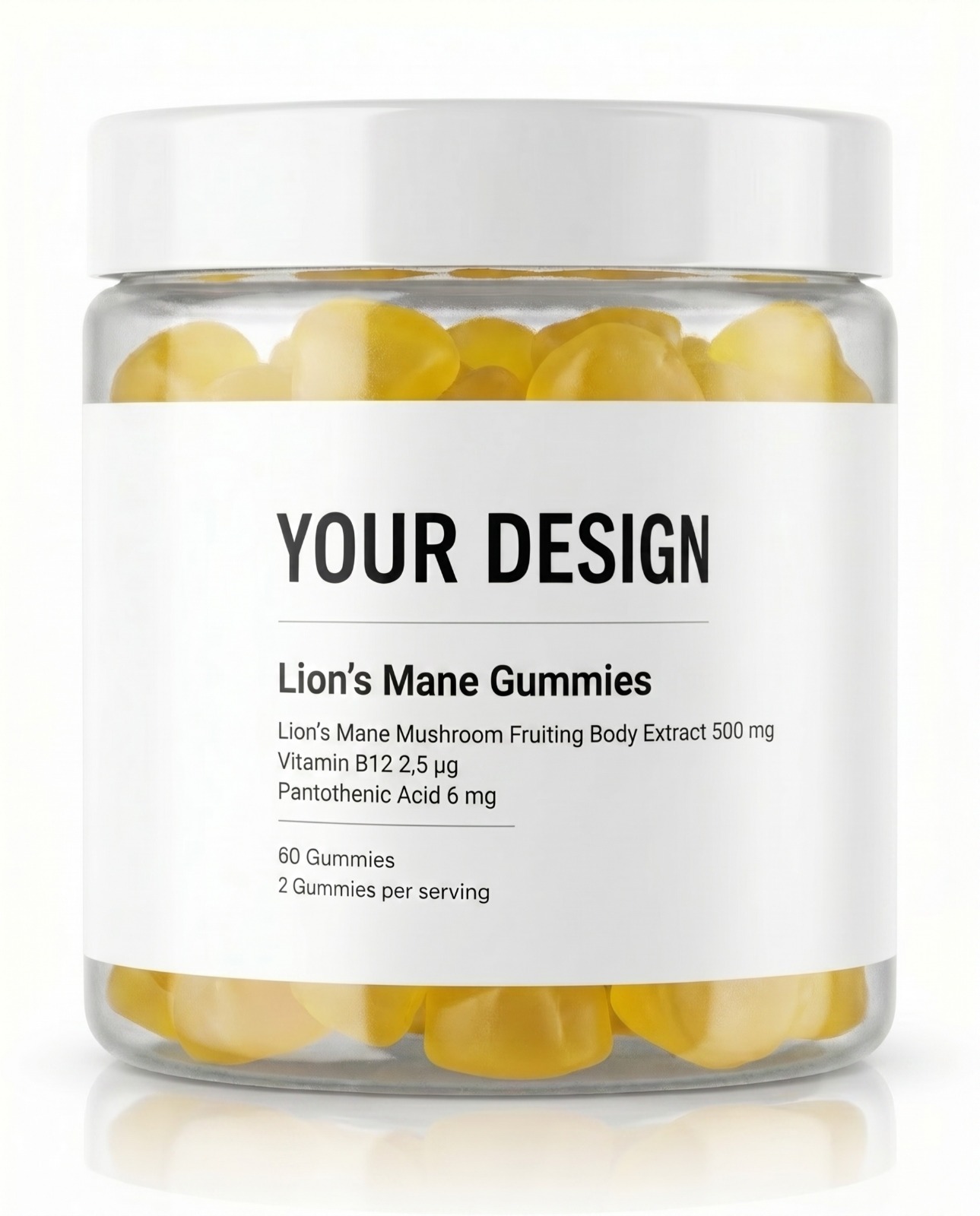 Lion's Mane Gummies - View 2 - Private Label Vitamin Gummies by Nutrade