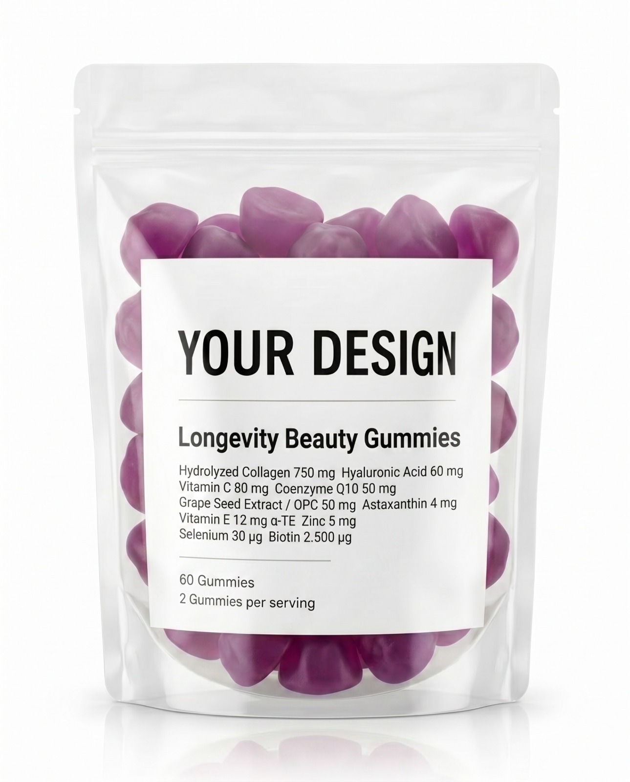 Longevity Beauty Gummies - Private Label Vitamin Gummies by Nutrade