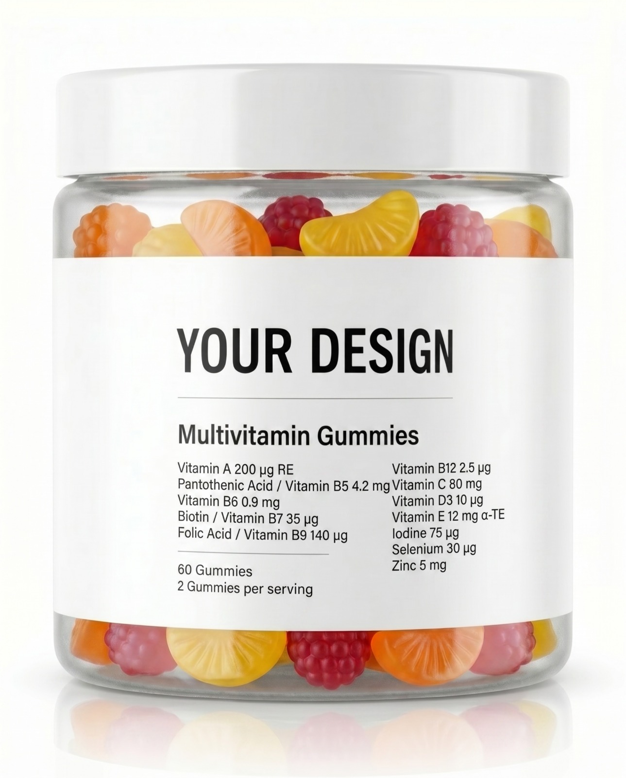 Multivitamin Gummies - View 2 - Private Label Vitamin Gummies by Nutrade