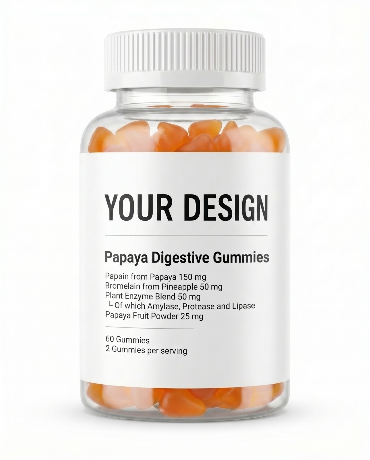 Papaya Verdauungs-Gummies