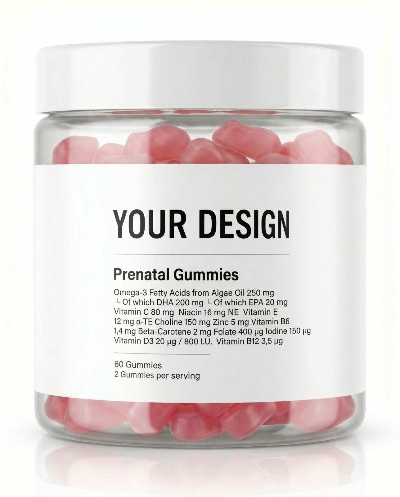 Prenatal Gummies - View 3 - Private Label Vitamin Gummies by Nutrade