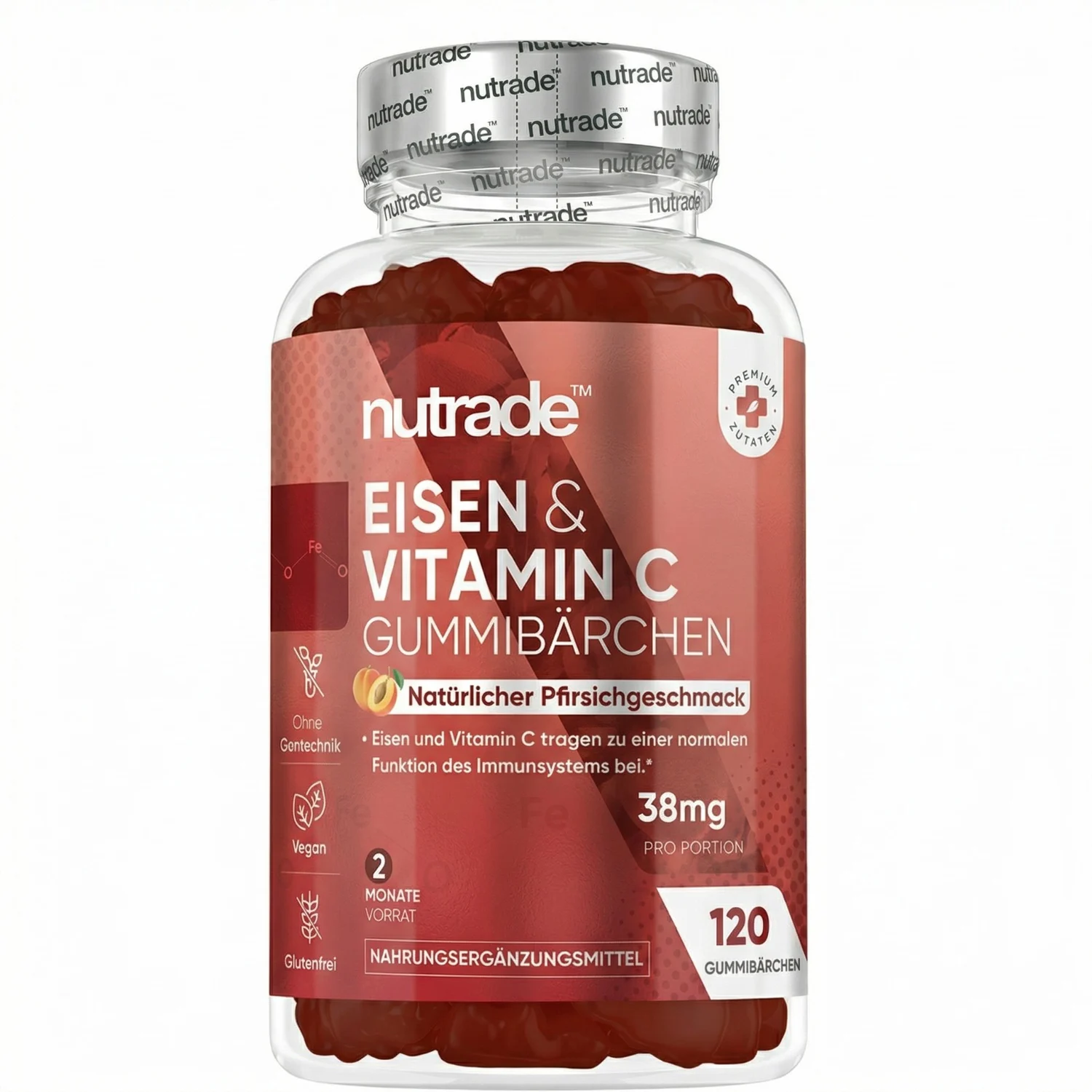 Eisen Gummis - Private Label Vitamingummis von Nutrade